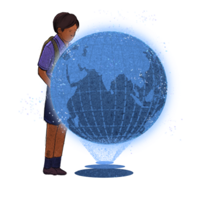 Spatial medium illustration